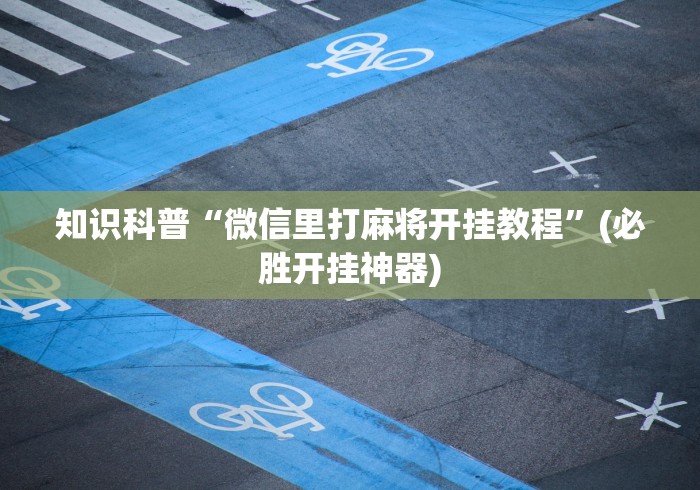教程解析“微乐陕西麻将开挂视频教程”科技辅助神器手机版教程