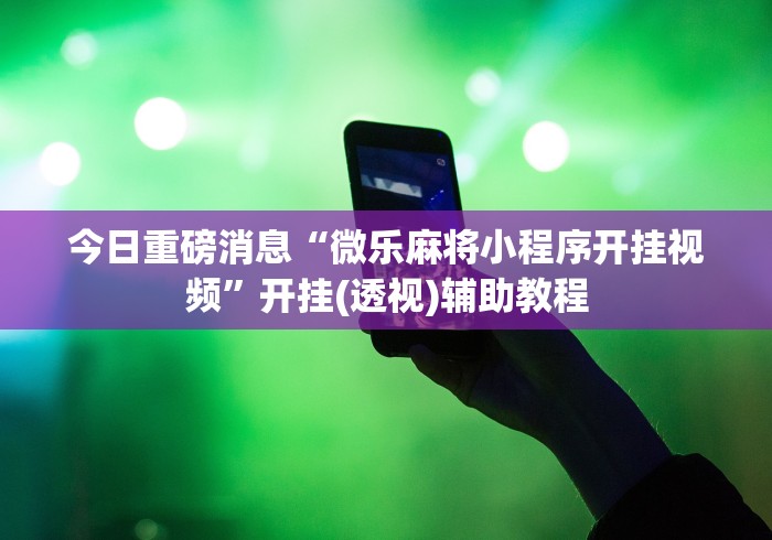 [推荐]“微乐麻将一直输怎么办”附透视挂详细教程 