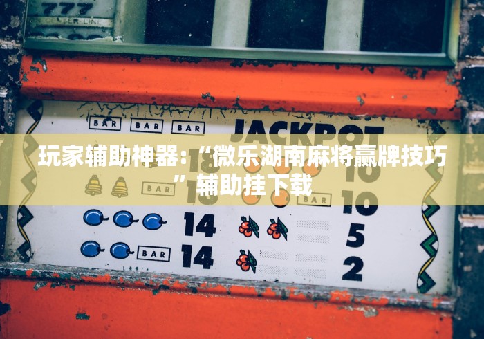 玩家攻略科普“边锋绍兴麻将究竟有挂吗”科技辅助神器手机版