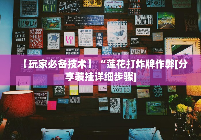 【玩家必备技术】“莲花打炸牌作弊[分享装挂详细步骤]