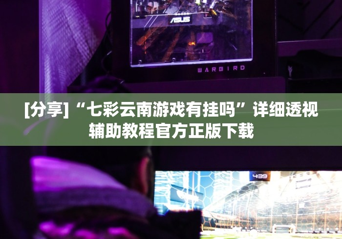 [分享]“七彩云南游戏有挂吗”详细透视辅助教程官方正版下载