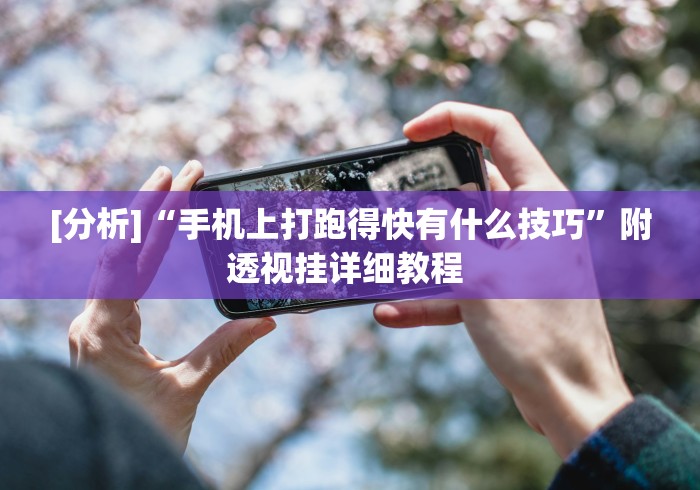 [分析]“手机上打跑得快有什么技巧	”附透视挂详细教程 