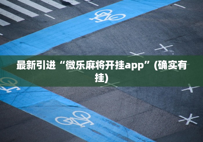 最新引进“微乐麻将开挂app”(确实有挂)