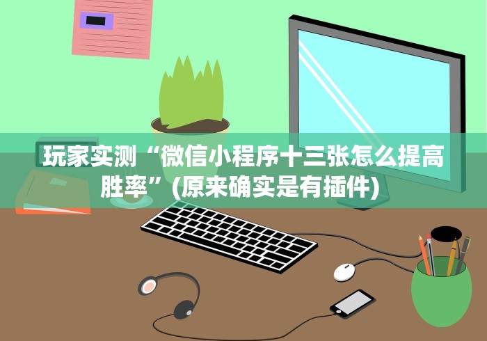 玩家实测“微信小程序十三张怎么提高胜率”(原来确实是有插件) 