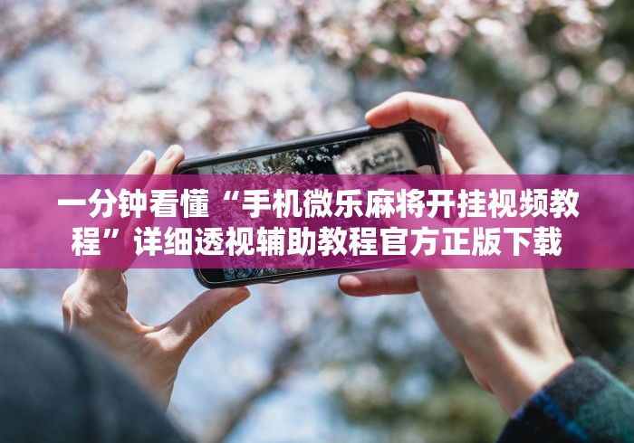 8秒详论“手机十三张拿好牌和网速有关吗是真的吗”(透视曝光猫腻)