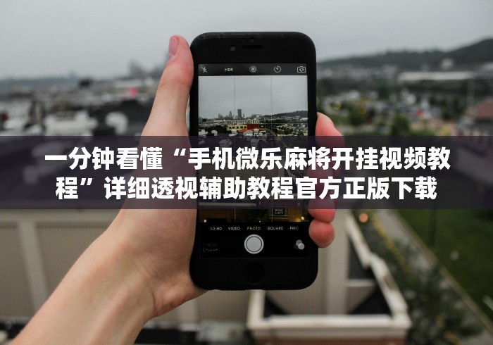 一分钟看懂“手机微乐麻将开挂视频教程”详细透视辅助教程官方正版下载