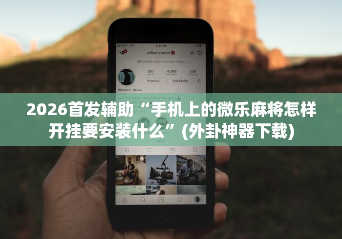 2026首发辅助“手机上的微乐麻将怎样开挂要安装什么”(外卦神器下载)