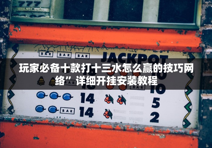 玩家必备十款打十三水怎么赢的技巧网络”详细开挂安装教程