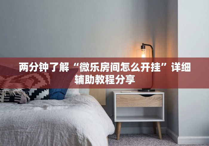 两分钟了解“微乐房间怎么开挂”详细辅助教程分享