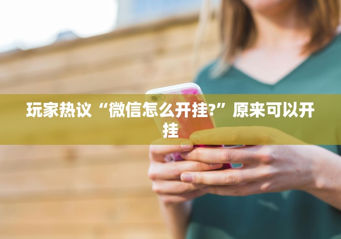 玩家热议“微信怎么开挂?”原来可以开挂