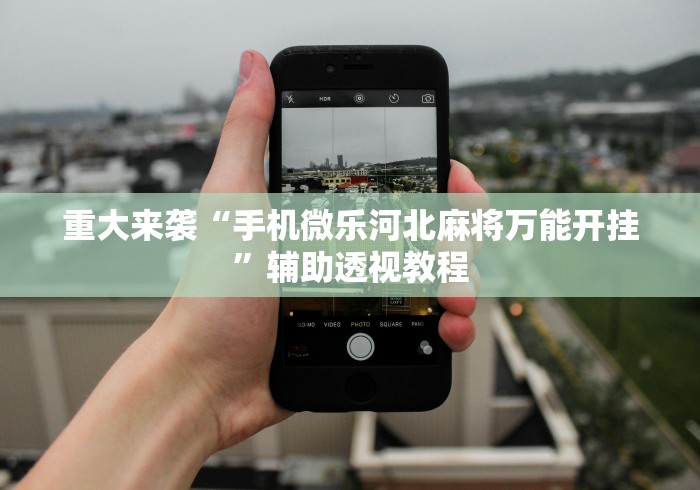 重大来袭“手机微乐河北麻将万能开挂”辅助透视教程