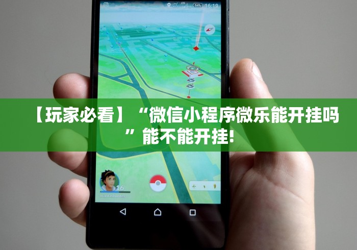 【玩家必看】“微信小程序微乐能开挂吗”能不能开挂!