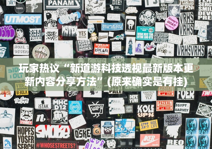 玩家热议“新道游科技透视最新版本更新内容分享方法	”(原来确实是有挂)