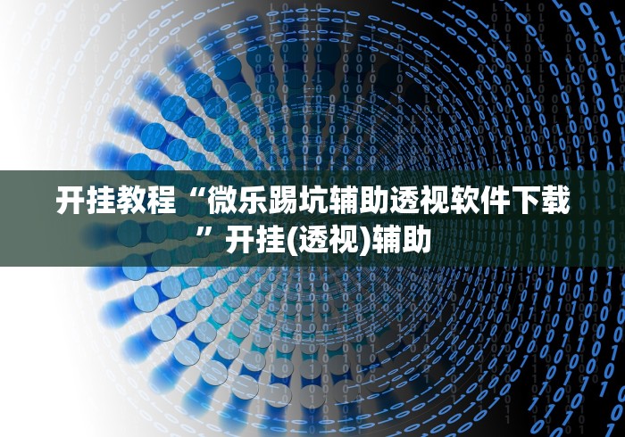 开挂教程“微乐踢坑辅助透视软件下载”开挂(透视)辅助