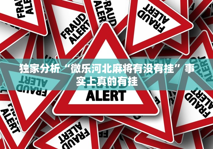 独家分析“微乐河北麻将有没有挂”事实上真的有挂