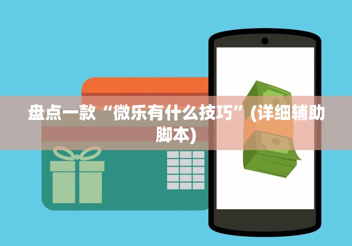 盘点一款“微乐有什么技巧”(详细辅助脚本)