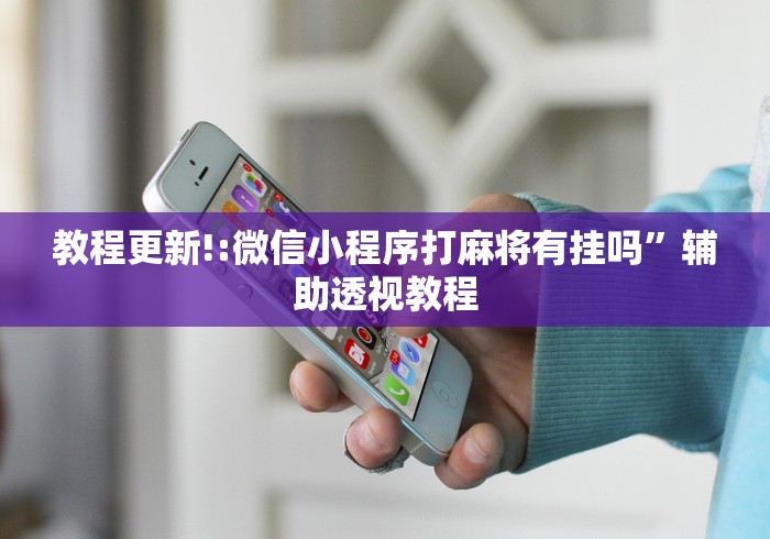 教程更新!:微信小程序打麻将有挂吗”辅助透视教程