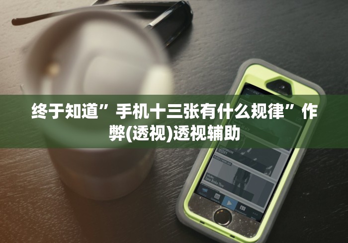 终于知道”手机十三张有什么规律”作弊(透视)透视辅助