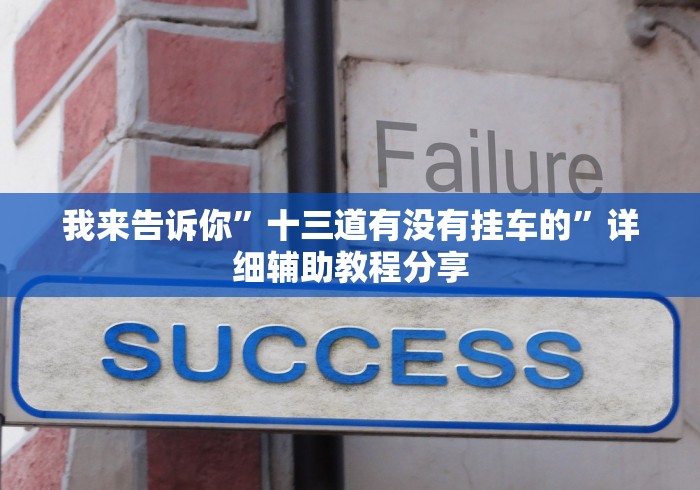 我来告诉你”十三道有没有挂车的	”详细辅助教程分享