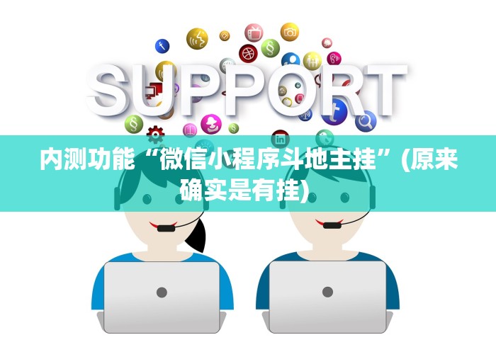 内测功能“微信小程序斗地主挂”(原来确实是有挂) 