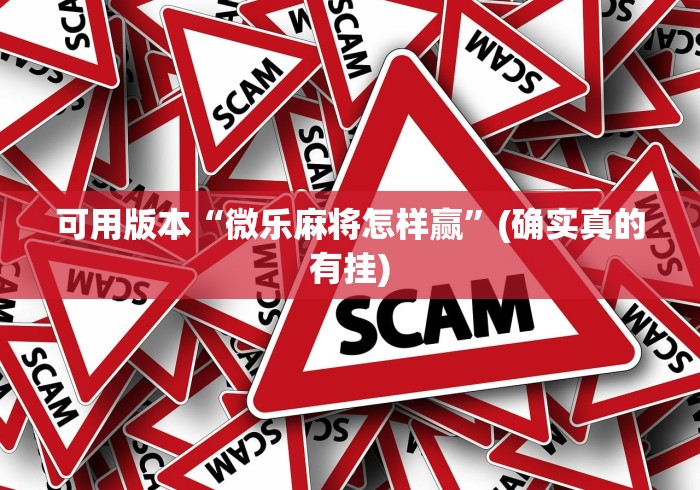 可用版本“微乐麻将怎样赢	”(确实真的有挂)
