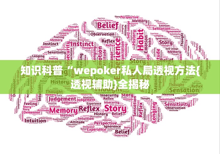 知识科普“wepoker私人局透视方法{透视辅助}全揭秘