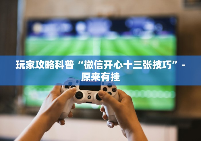 玩家攻略科普“微信开心十三张技巧”-原来有挂