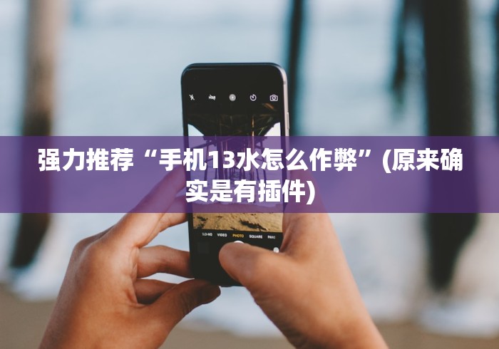 强力推荐“手机13水怎么作弊	”(原来确实是有插件)