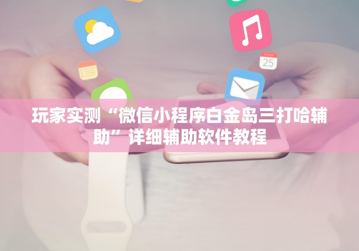 玩家实测“微信小程序白金岛三打哈辅助”详细辅助软件教程